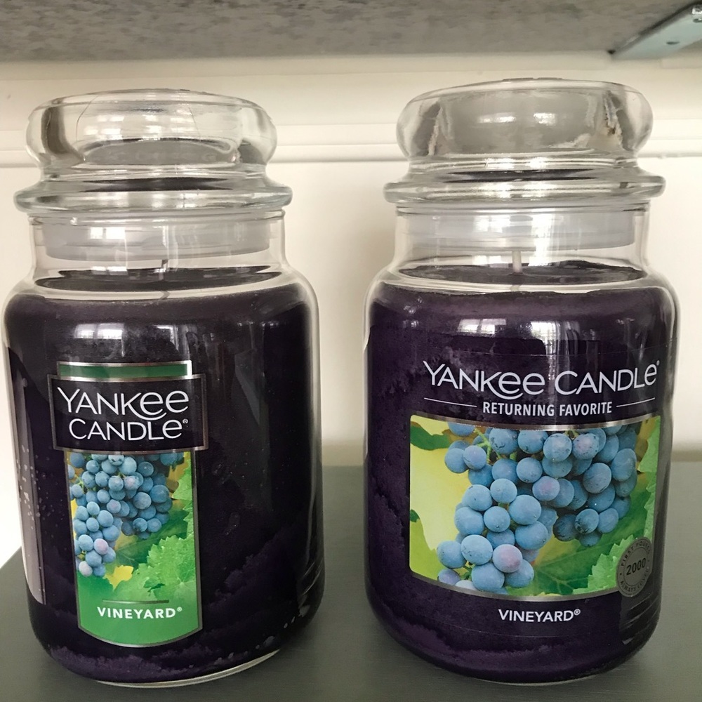 YANKEE CANDLE VINEYARD LARGE JARS